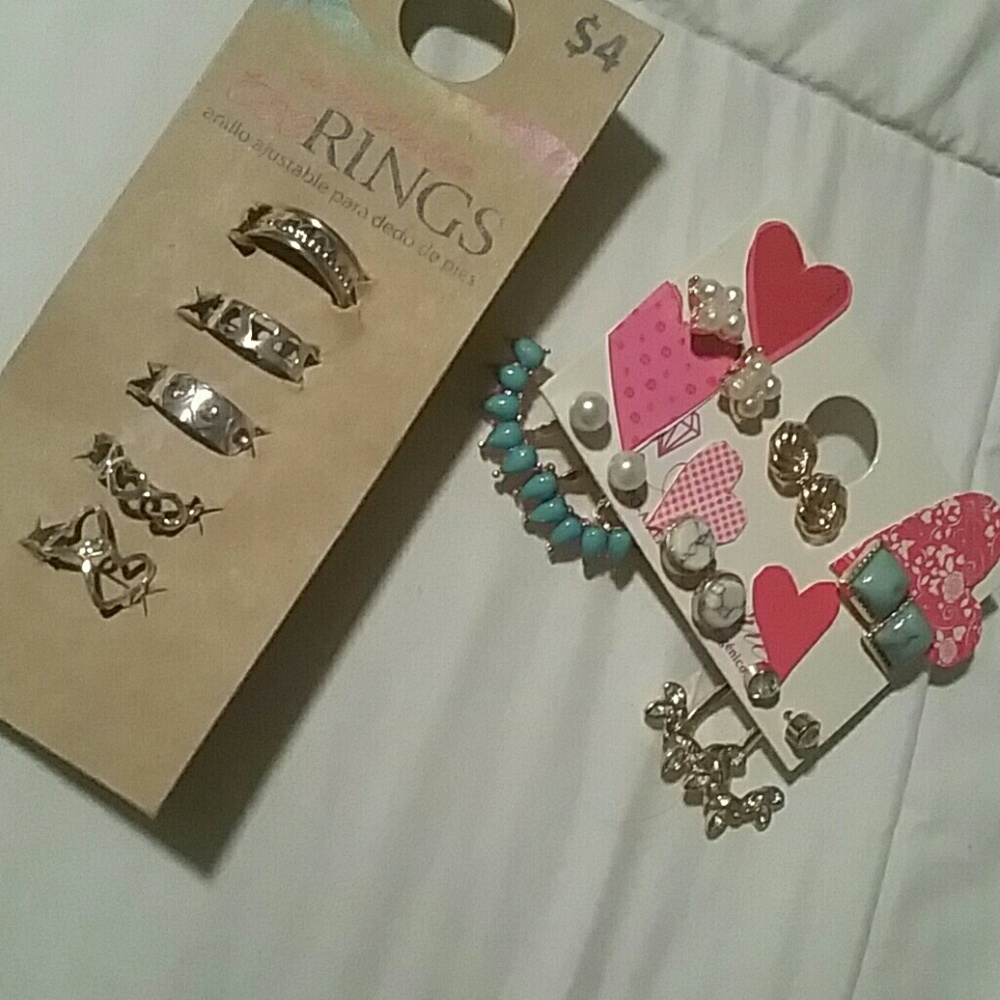 Earring and Toe ring set / bundle